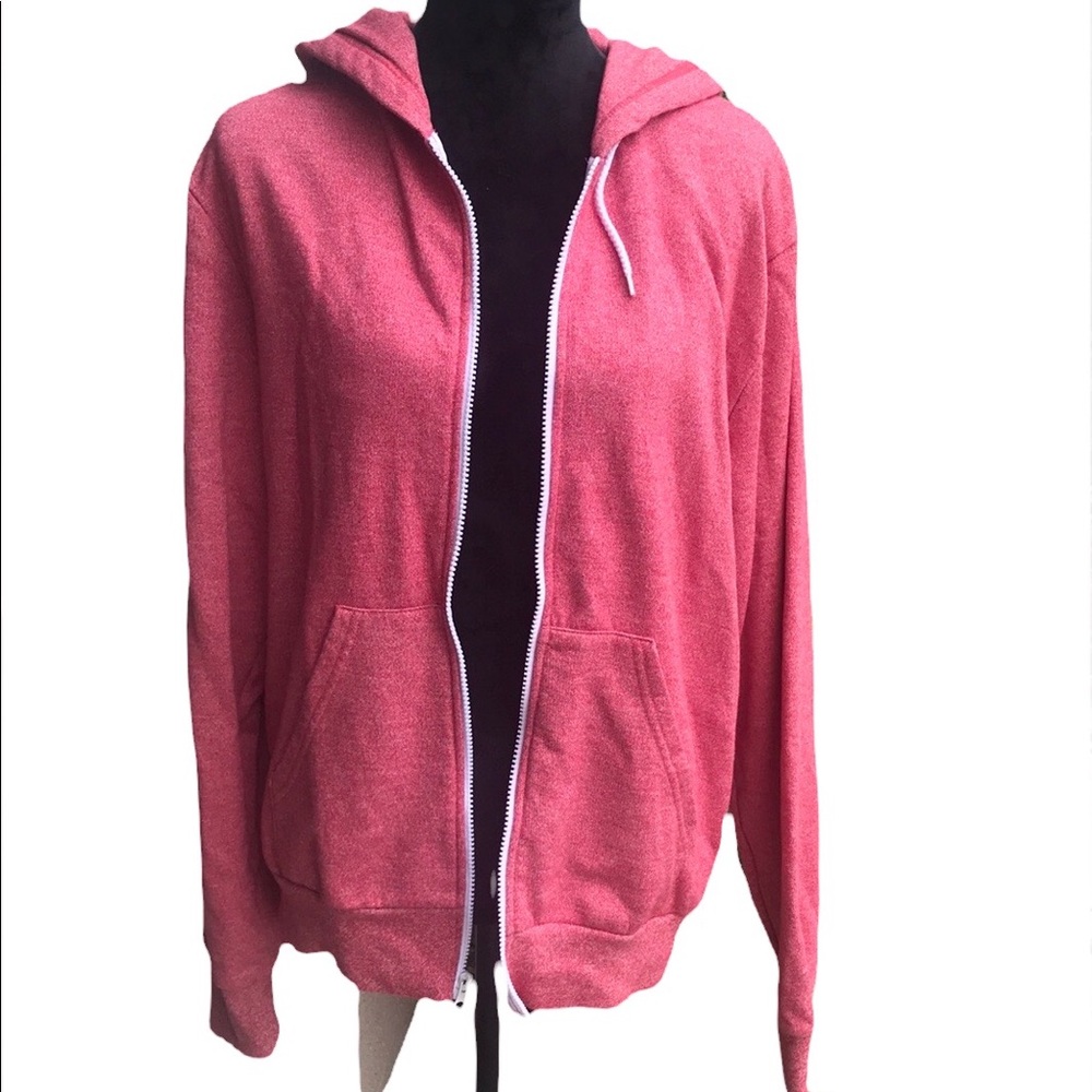 BDG Red Zip Up Jacket